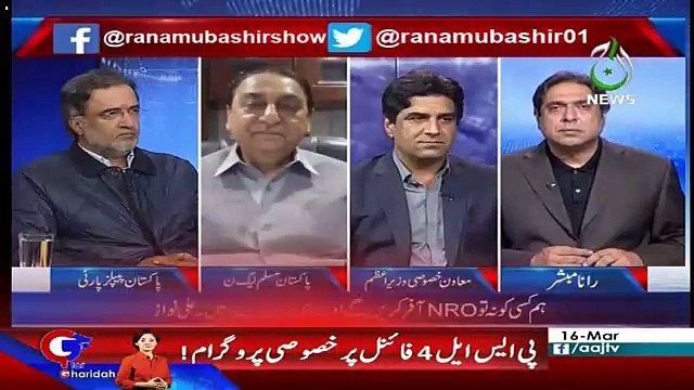 Aaj Rana Mubashir Kay Saath – 16th March 2019