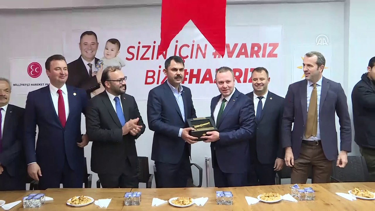 Bakan Kurum: 'Cumhur İttifakı, kapalı kapılar ardında kurulmuş bir ittifak değil' - KIRKLARELİ