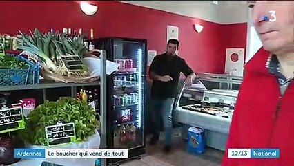 Ardennes : un boucher qui vend de tout après la fermeture de La Poste