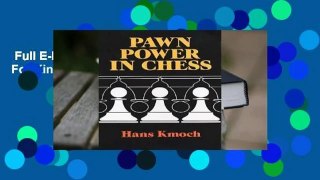 Full E-book  Pawn Power in Chess  For Kindle