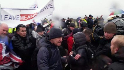Nigel Farage leads 'Leave Means Leave' march