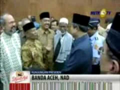 Presiden Mengajak Seluruh Elemen Masyarakat Membangun Aceh