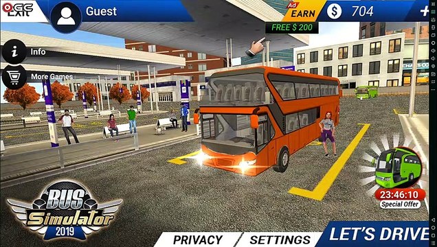 Bus Simulator 2019 Route Rome Paris Bus Driver Simulation - Android gameplay FHD #2