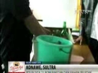 Polisi Konawe Sita Puluhan Bom Rakitan