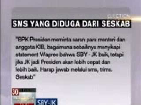 SMS Seskab Sudi Silalahi Terkait JK Beredar