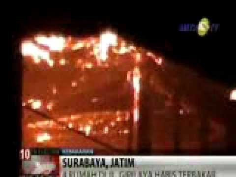 Empat Rumah di Jalan Girilaya Terbakar