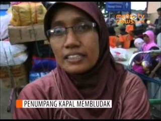 Penumpang Kapal di Parepare Membludak