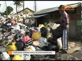 Tumpukan Sampah Hiasi Jalanan Bandung