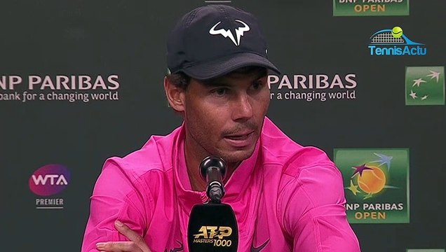ATP - Indian Wells 2019 - Rafael Nadal forfait pour sa demie contre Roger Federer : Je me sens triste... !