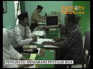Jadwal Pernikahan Dirubah, Penghulu Mengamuk di KUA