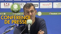 Conférence de presse FC Sochaux-Montbéliard - ESTAC Troyes (0-0) : Omar DAF (FCSM) - Rui ALMEIDA (ESTAC) - 2018/2019