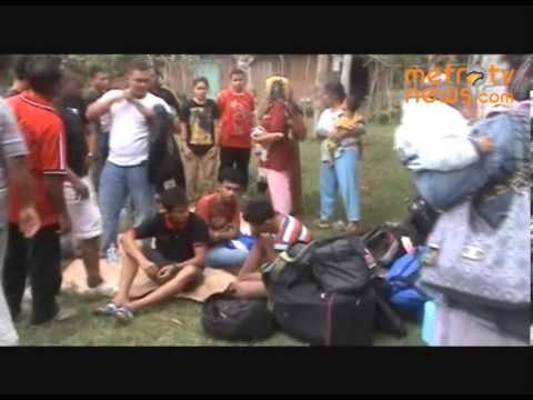 Bus Rombongan Atlet Terguling