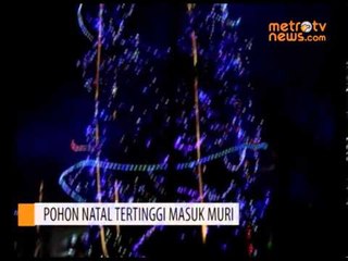 Pohon Natal Hidup Raih Rekor MURI