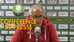 Conférence de presse Red Star  FC - Clermont Foot (0-4) : Faruk HADZIBEGIC (RED) - Pascal GASTIEN (CF63) - 2018/2019