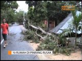 70 Rumah di Pinrang Rusak Diterjang Angin Kencang