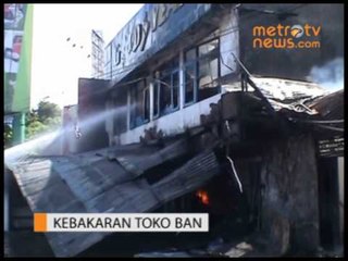 Kebakaran Toko Ban