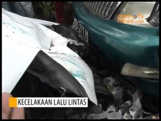 Tabrakan Mobil Saat Arus Balik Natal di Trans Sulawesi