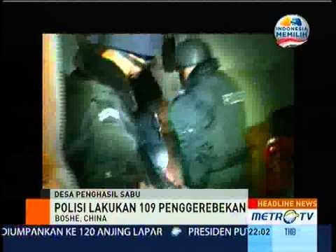 Polisi Sita Narkoba Jenis Sabu Di China