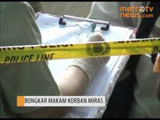Bongkar Makam Korban Miras Mojokerto