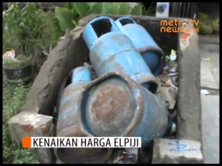 Warga Lempar Tabung Gas ke Tempat Sampah