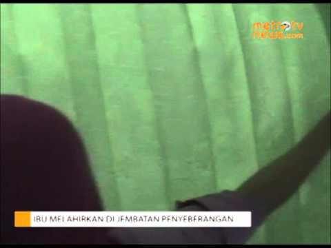 Seorang Ibu Melahirkan di Tangga Penyeberangan Bus Transjakarta fix DA