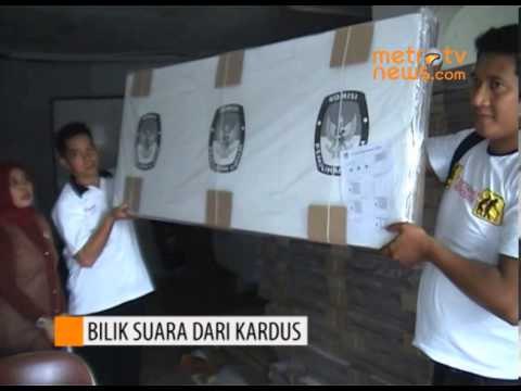 bilik suara kardus