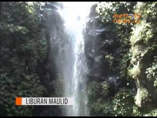 Libur Maulid, Warga Padati Tempat Wisata Alam
