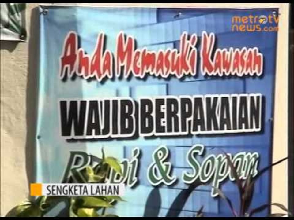 Sengketa Lahan, Sekolah Digembok