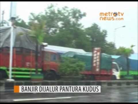 Kemacetan di jalur Pantura Kudus