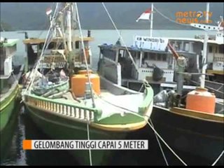 Gelombang Capai 5 Meter, Kapal Dilarang Berlayar