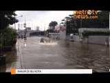 Akses Jalan Depan Kampus Untar Banjir