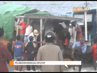 Cuaca Buruk, Pelabuhan Bangsal Lombok Ditutup