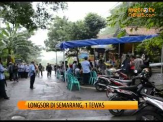 Korban Longsor Tewas Saat Tertidur Pulas