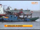 Cuaca Buruk, Bangkai Kapal KM Dewaruci Gagal Dievakuasi