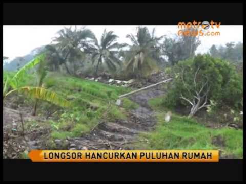 Longsor Susulan, 40 Rumah Ambruk