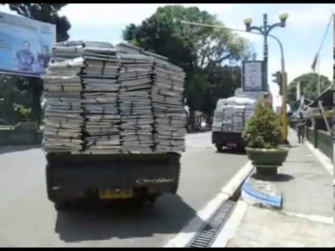 KPU Banjarnegara Pindahkan Ribuan Logistik Pemilu