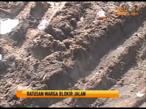 Jalan Rusak, Warga Blokade Jalan Proyek Pembangkit Listrik