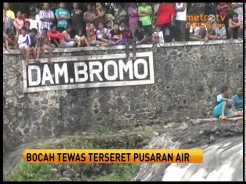 Bocah 12 Tahun Tewas Terseret Pusaran Air Dam Bromo