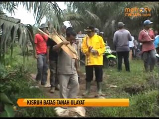 Kisruh Batas Tanah Ulayat di Pasaman