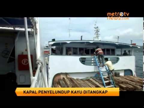 Kapal Penyelundup Kayu Hitam Tujuan Malaysia Ditangkap