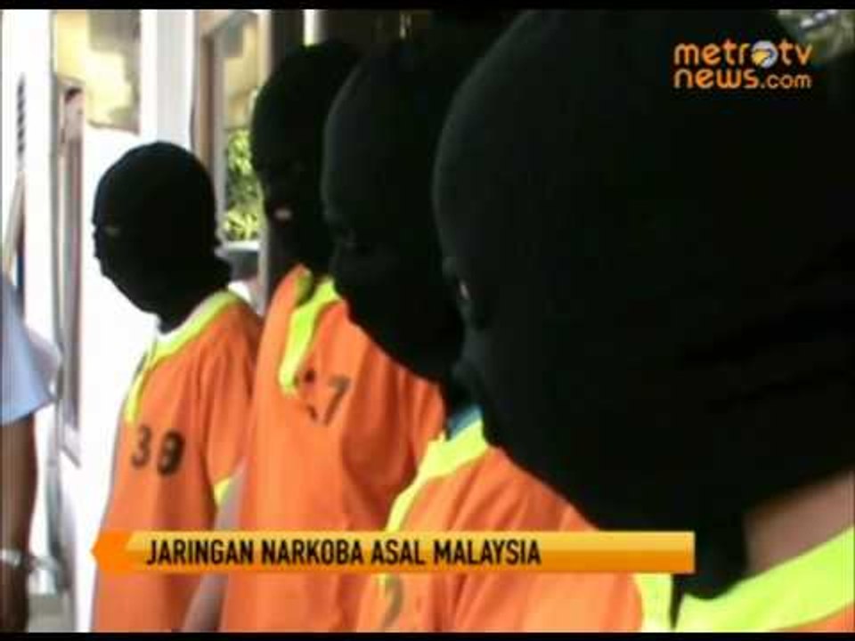 Lima Tersangka Jaringan Narkoba asal Malaysia Dibekuk
