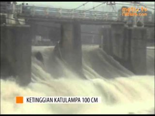 Ketinggian Air di Bendung Katulampa 100 Centimeter