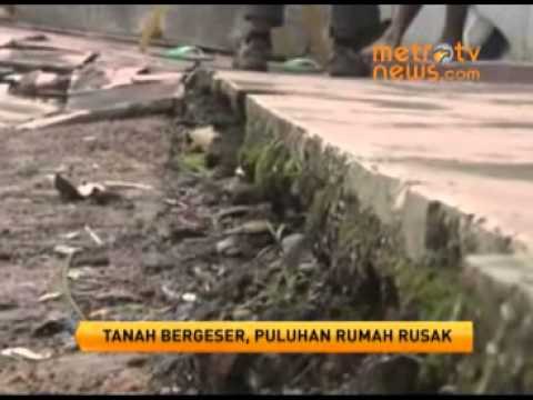 53 Rumah di Majalengka Rusak Akibat Tanah Bergeser