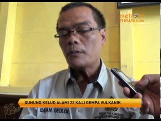 Gunung Kelud Mengalami 22 Kali Gempa Vulkanik