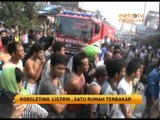 Diduga Korsleting Listrik, Satu Rumah Terbakar