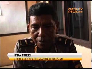 Polisi Amankan Seorang Pria Berjubah