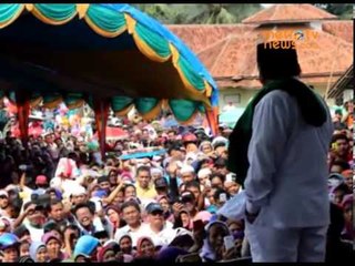 Disambut Ribuan Warga, Rhoma Irama Mengaku Menjalin Komunikasi Politik dengan PARPOL Lain