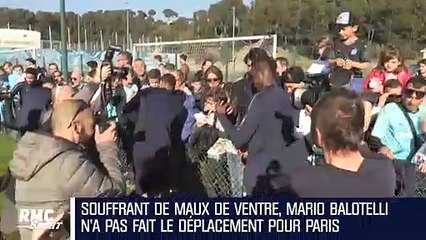 PSG - OM : Balotelli incertain pour le Classique