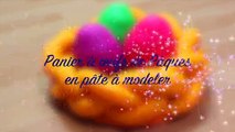 Panier à oeufs de Pâques en Pâte à Modeler | Play doh Easter Egg Basket | Par HooplaKidz Français