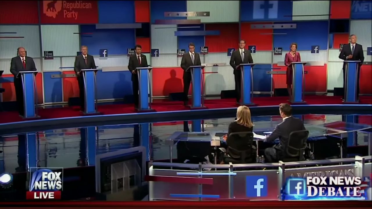First Republican Primary Debate - Undercard - PART ONE - August 6 2015 on Fox News